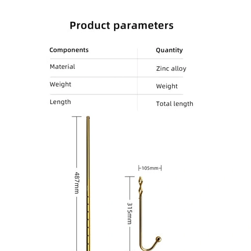 3867 AllNight Hook Golden Anal Set Adjustable LOCKINK 0313
